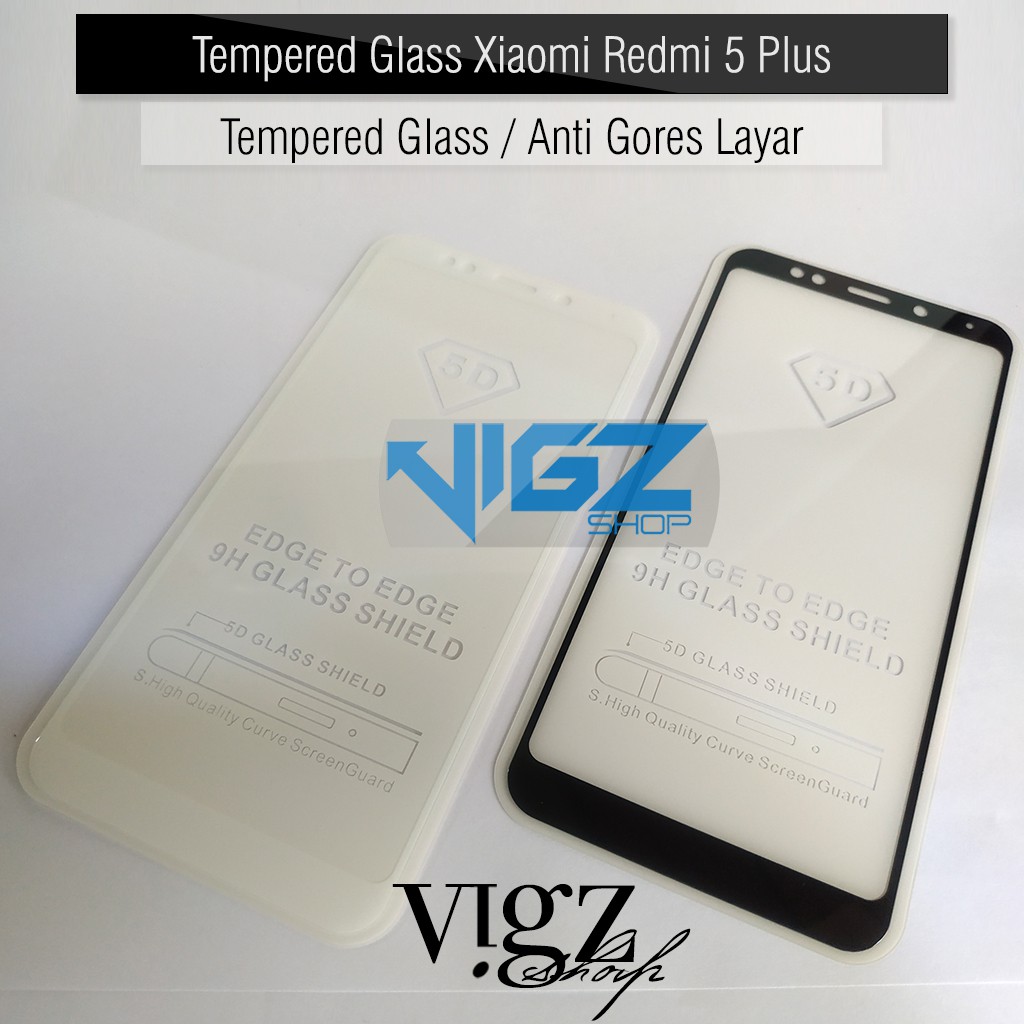 Tempered Glass Xiaomi Redmi 5 Plus 5D Full Screen