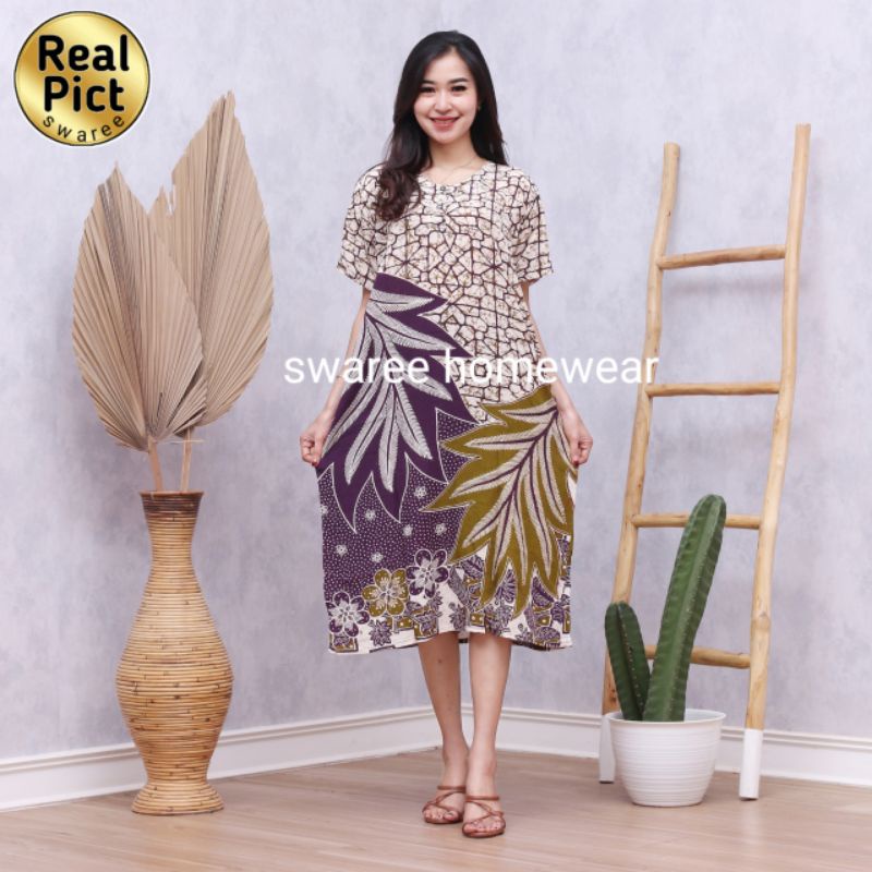 Daster  Busui Rayon Batik Pekalongan Murah Kekinian bisa pilih warna