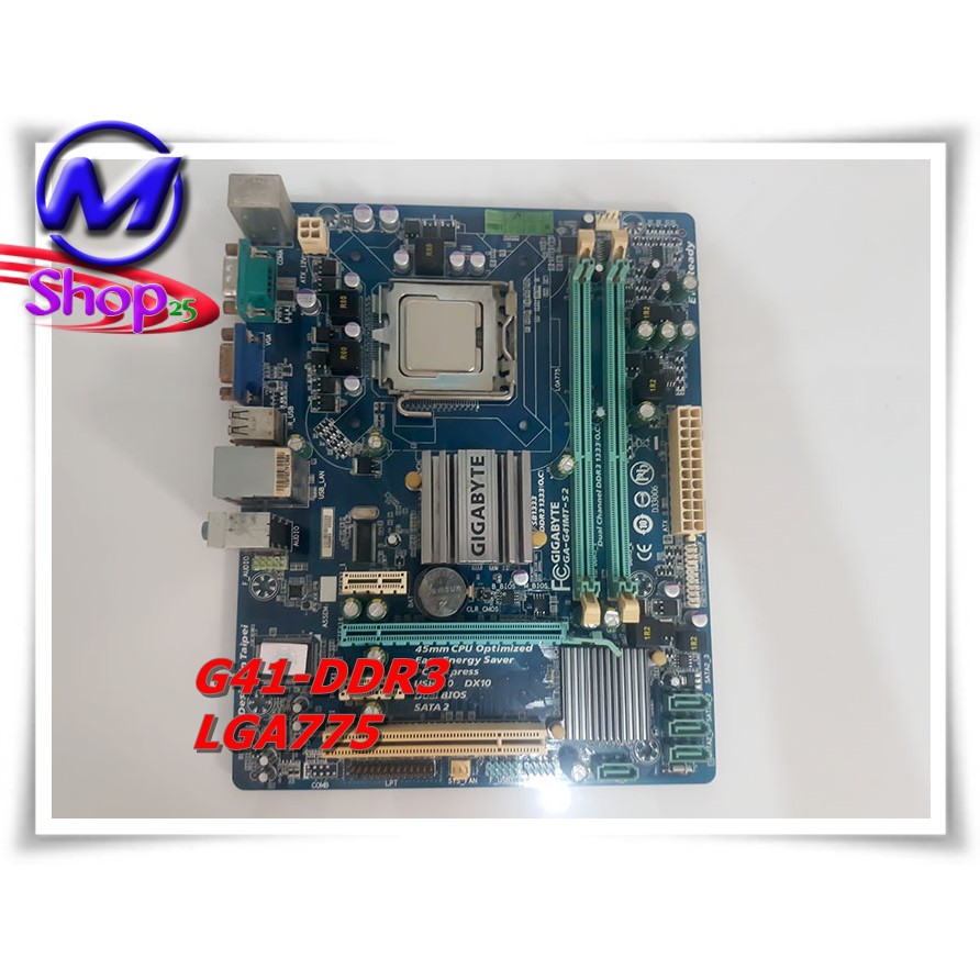 MOTHERBOARD PC INTEL DDR3 GIGABYTE G41 LGA775 | PC RAKITAN INTEL DDR3 | MOTHERBOARD PC GAMING DDR3