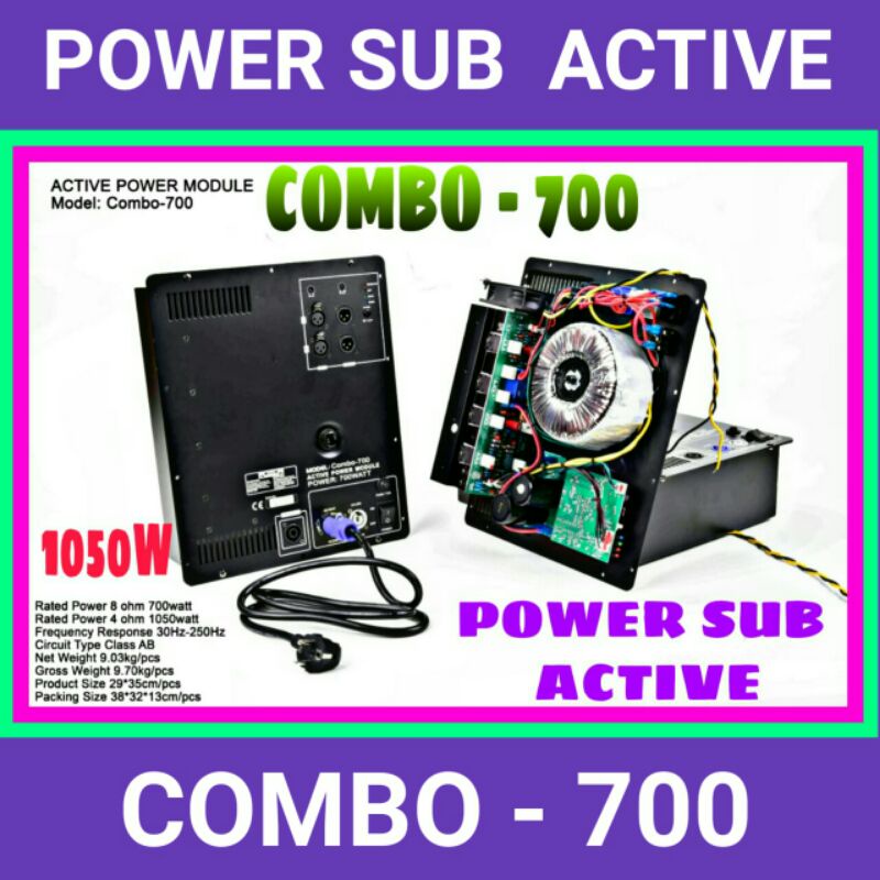Power sub active combo 700 modul power active sub 700w combo700