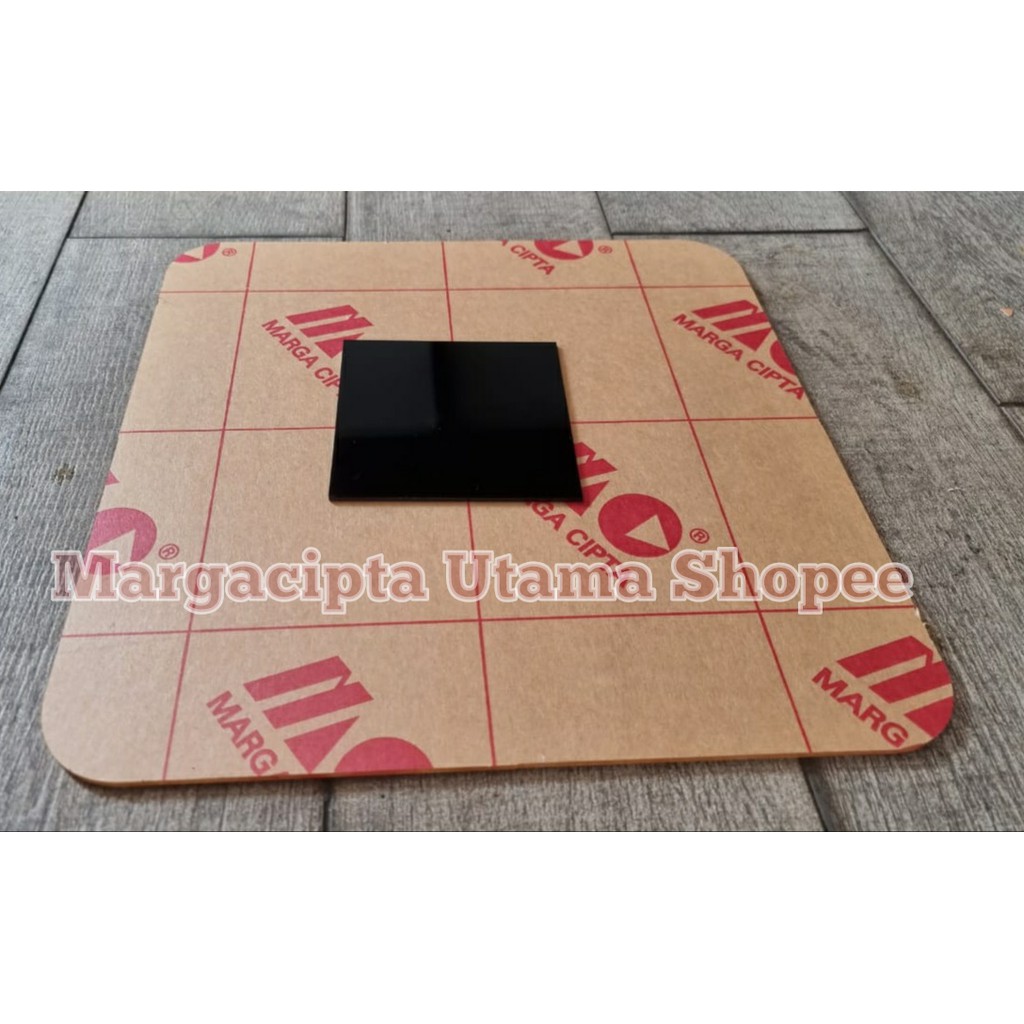 PREMIUM Acrylic 5mm Laser Cutting Hitam Pekat Potongan Akrilik Custom Black