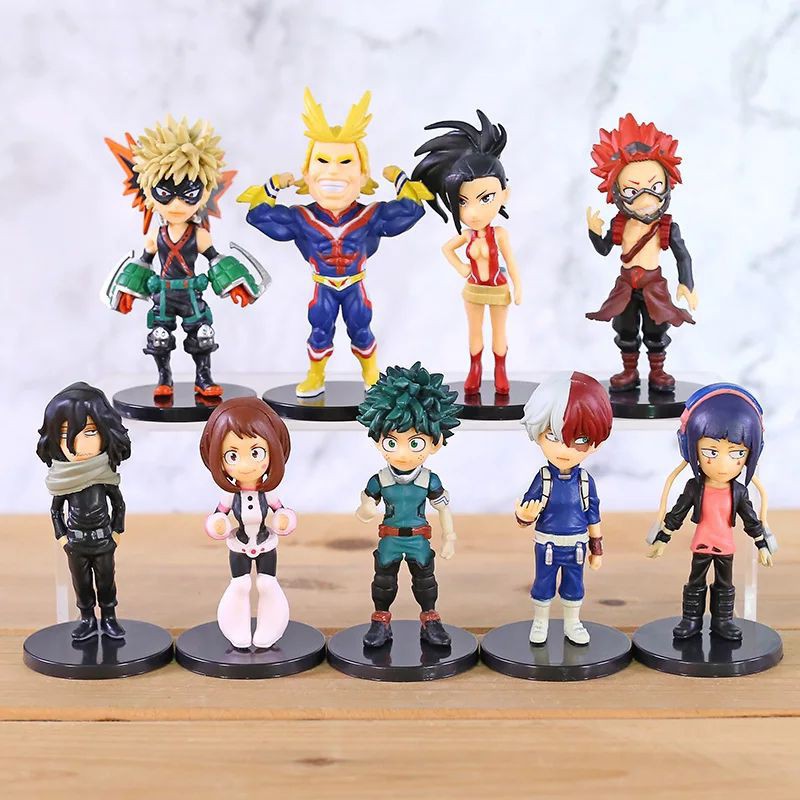 Action Figure Boku No Hero Academia Set isi 9