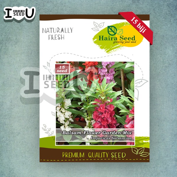 Haira Seed BIbit-Biji Bunga Pacar Air/Balsam Mix