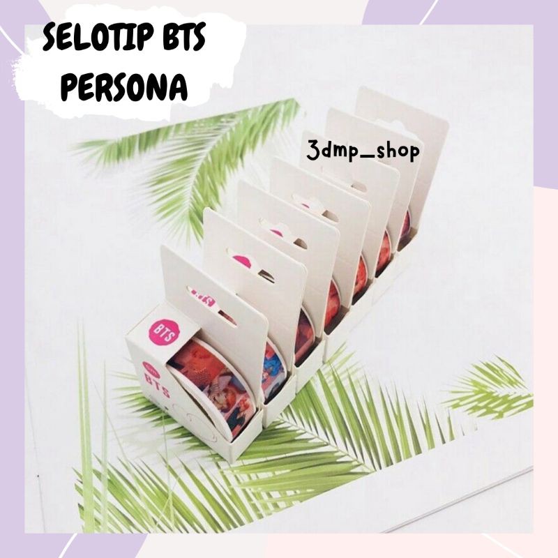 Selotip isolasi solatip washi tape bts persona jin seokjin suga rapmonster