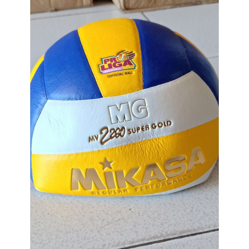 READY STOK‼️BOLA VOLI VOLLY MIKASA MV 2200 SUPER GOLD ASLI ORIGINAL 100%