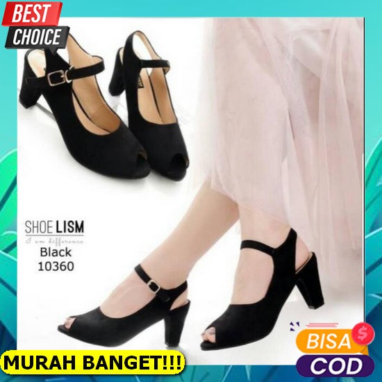 High Heels Terbaru 2022 Import Kaca Simple Elegan Murah Wanita Korean Style Branded Sepatu Sandal De