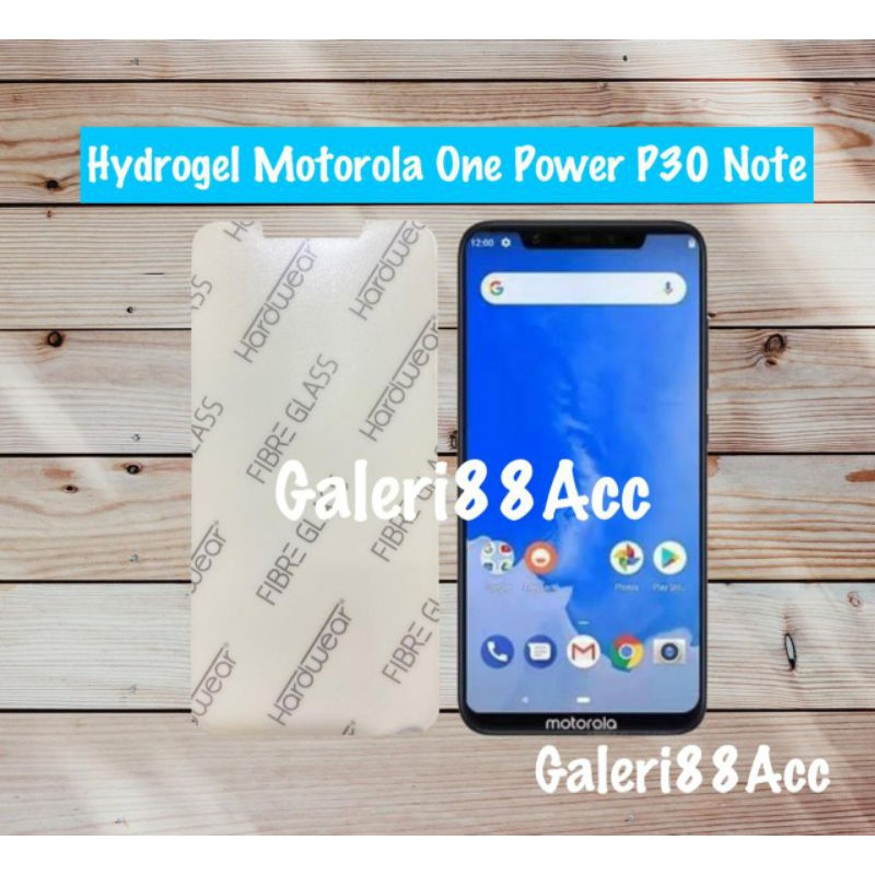 Motorola One Power P30 Note Hydrogel Screen Protector Anti Gores