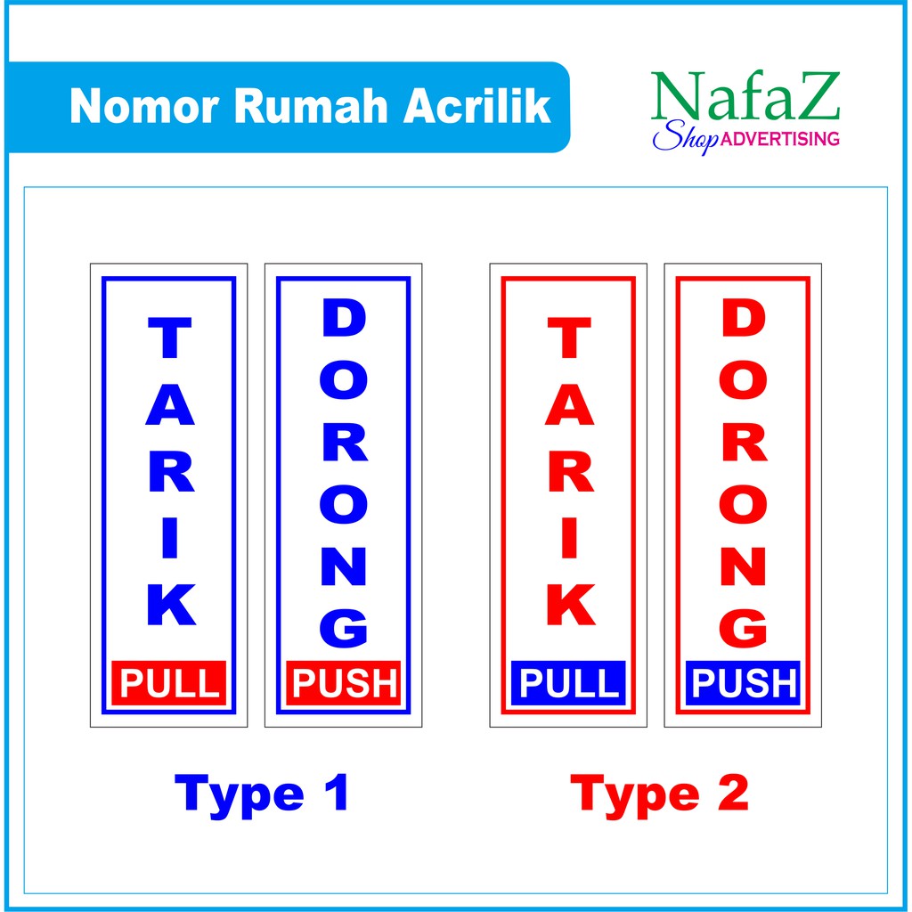 

Tarik Dorong Acrilik