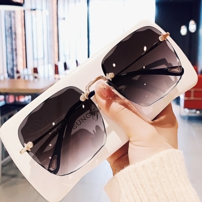 Kacamata【19】ins retro fashion men and women sunglasses