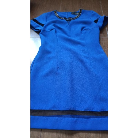 BRANDED - DRESS BIRU MANIK PRELOVED