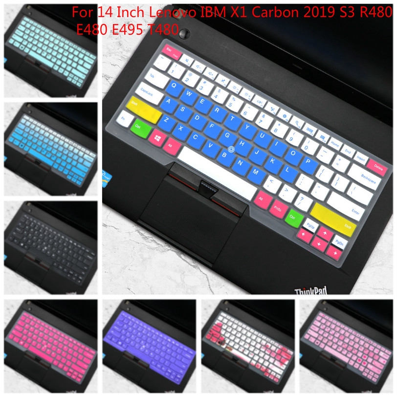 Casing Pelindung Keyboard Bahan Silikon Lembut Ultra Tipis Untuk Lenovo Ibm X1 Carbon 2019 S3 R480 14 Inci