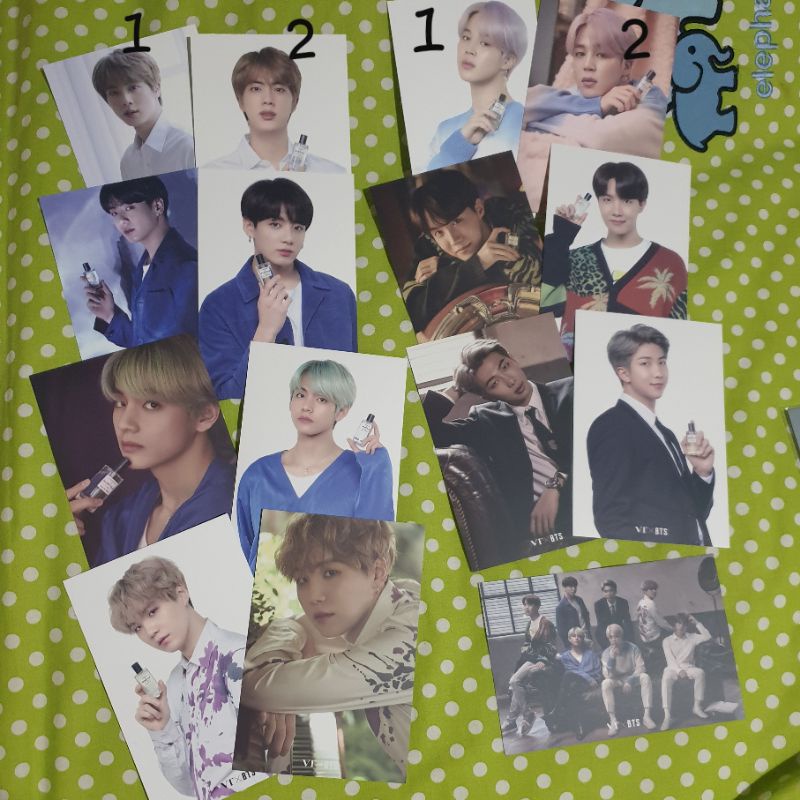 Official BTS x VT Photocard