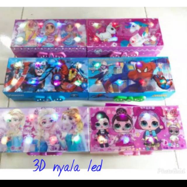 

Tempat pensil 2 susun 3D