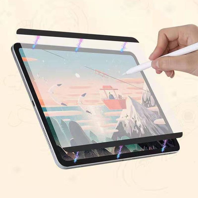 Film Kertas Magnetik Dapat Dilepas Untuk Ipad Pro 11 2021 12.9 2020 2018 7th 8th 10.2 Air 4 10.9 Air 3 10.5