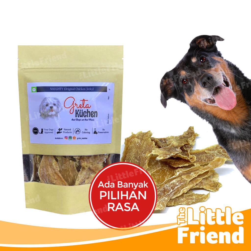 Makanan Cemilan Treat Snack Anjing Jerky Kering Greta Kuchen Banyak Varian Rasa