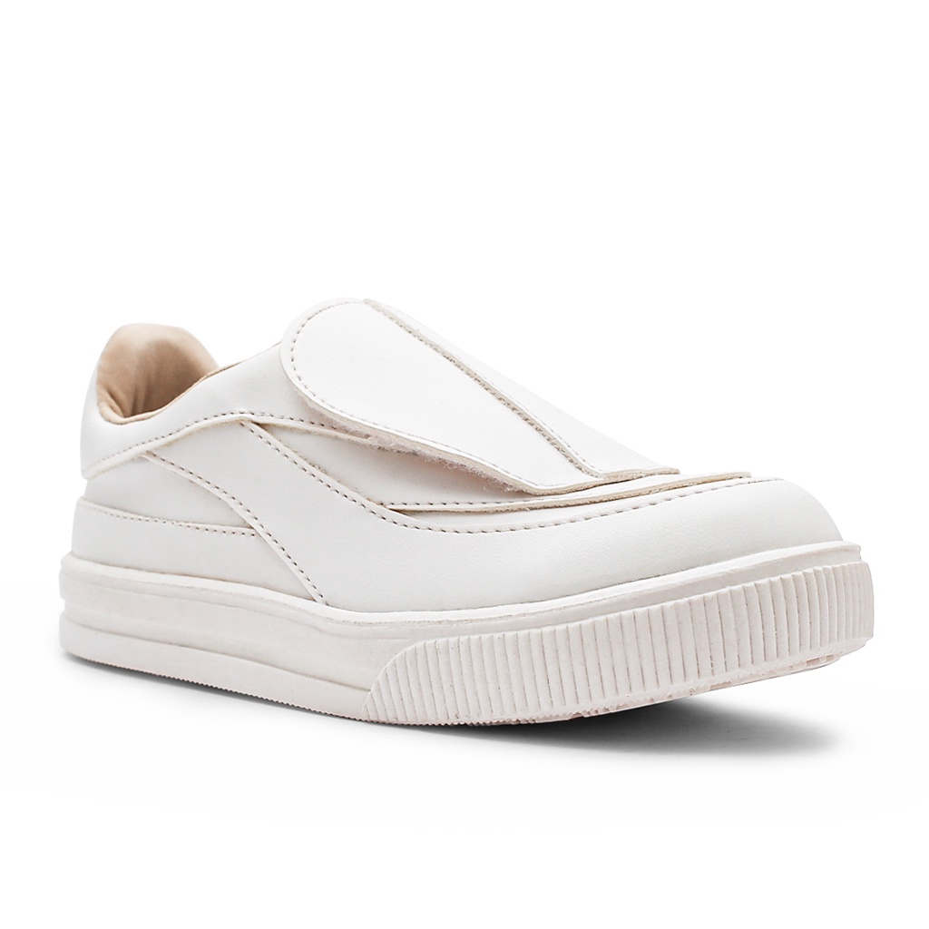 Khakikakiku  Zeal White Sugar Slip On