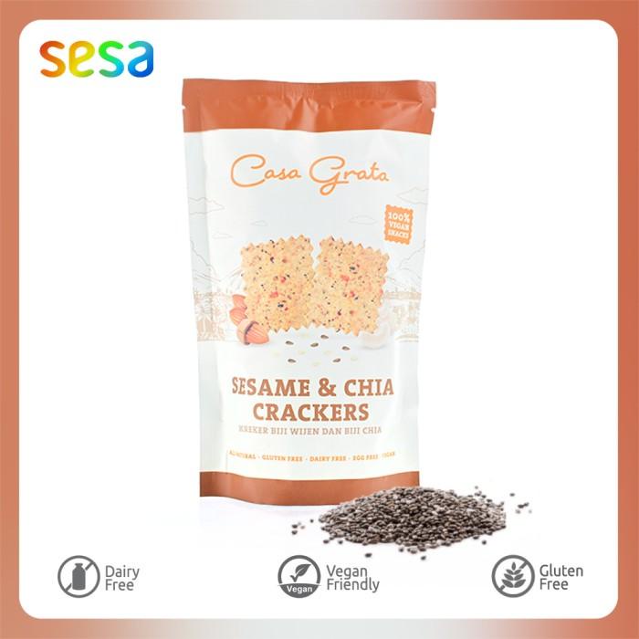 

Casa Grata Sesame & Chia Crackers 70 g Best Seller