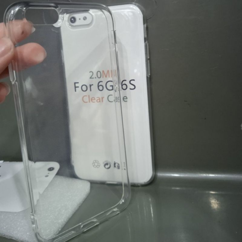 HD CLEAR CASE IPHONE 6/ 6S TEBAL TRANSPARAN