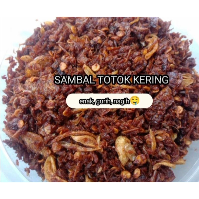 

SAMBAL TOTOK KERING ASLI LOMBOK KEMASAN 1000gr