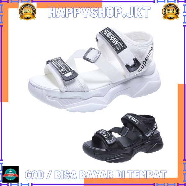 HS / Sandal Wedges Wanita Premium S-14