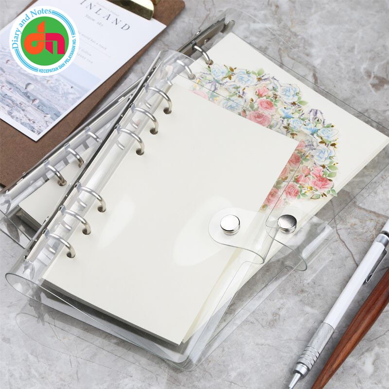 

Korean Style Clear Cover 6 Ring Binder Bagus Ada Aneka Ukuran