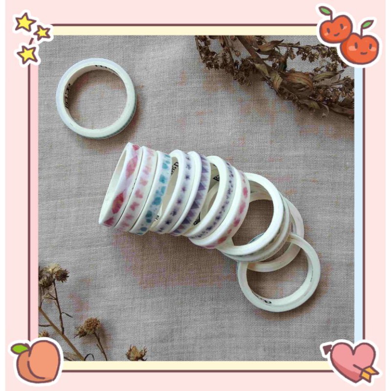 

Washi Tape Mini Pastel Random Lucu