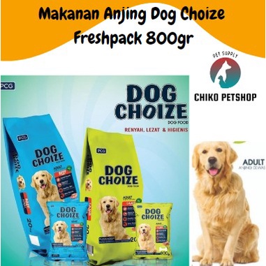 Makanan Anjing Dog Choize freshpack 800gr | makanan dog  Choize 800 gr