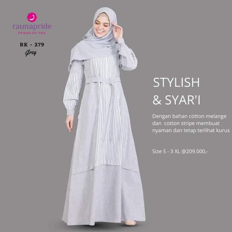 Gamis Rauna RK 279 grey