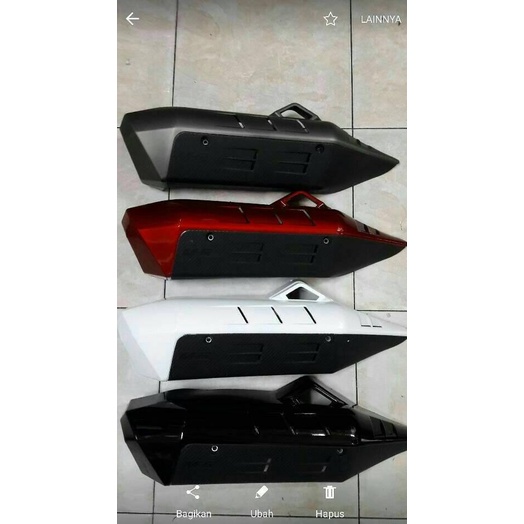 Cover Knalpot Nmax Mhr Racing New Model / Cover Knalpot Nmax