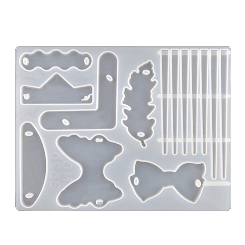 Siy Set Cetakan Resin Epoksi DIY Bahan Silikon Untuk Wanita