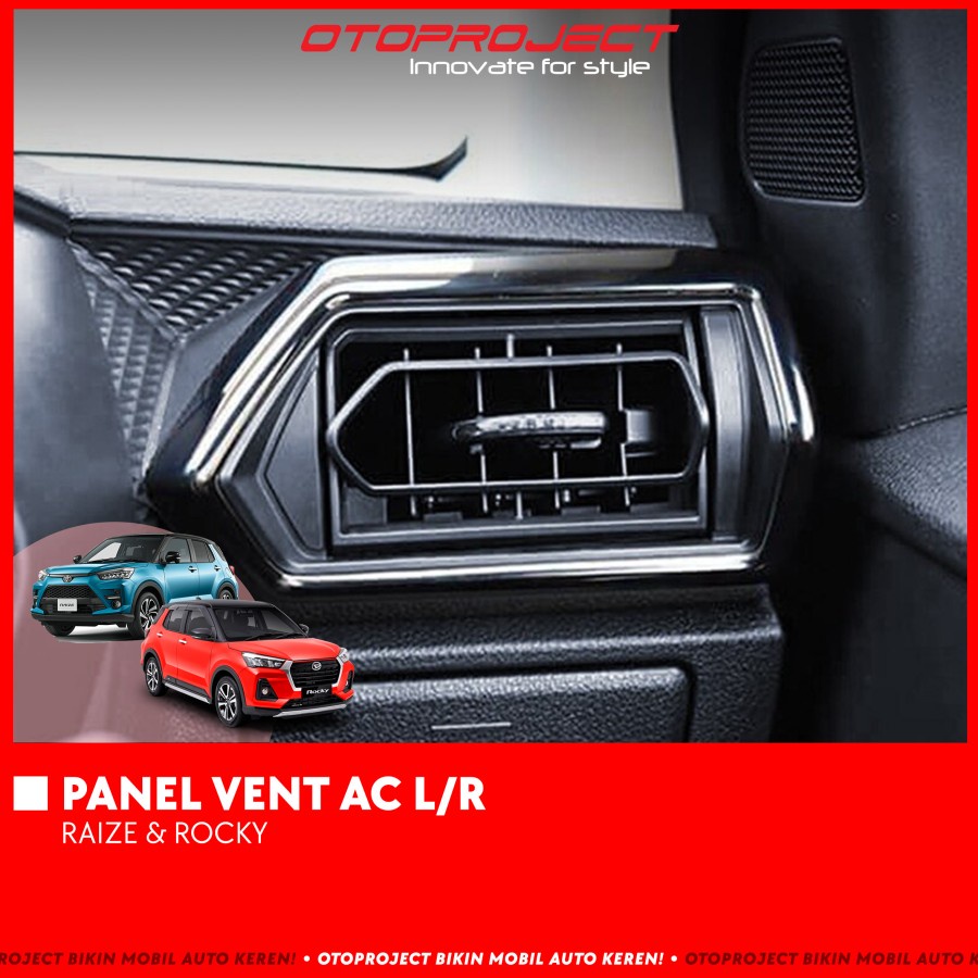Panel Vent AC Raize Rocky Cover Side Kanan Kiri Otoproject