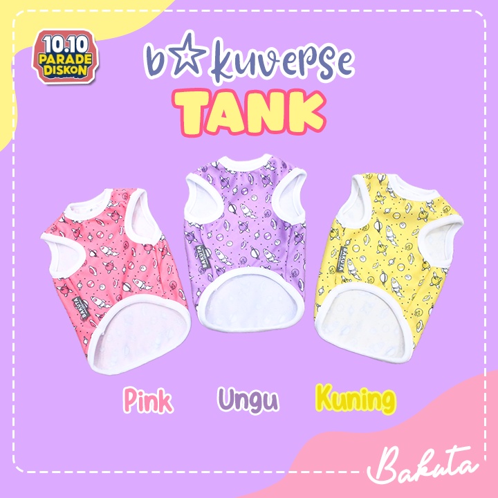 [𝗡𝗲𝘄 𝗔𝗿𝗿𝗶𝘃𝗮𝗹] Baju Kucing Model Kaos Motif Tank Bakuverse Warna Warni (Boleh Request Kombinasi Warna) | Bakuverse Tank Bakuta