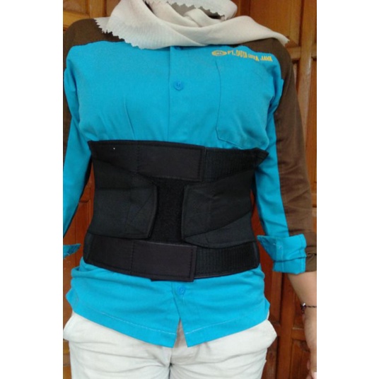 Korset lumbar / korset pinggang / korset penahan tulang belakang