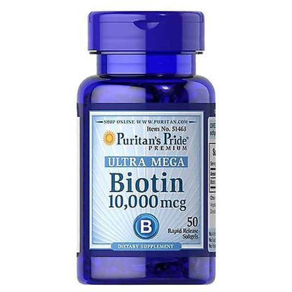 AMAN Puritan Biotin 10000 mcg isi 50 Softgel