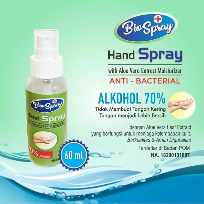 bio spray hand sanitizer 60ml