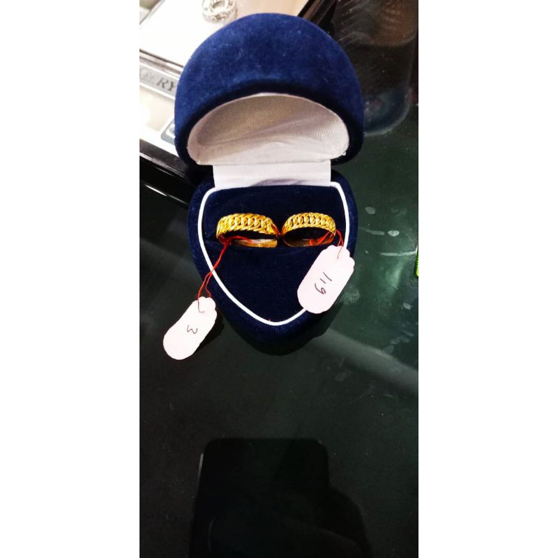 CINCIN COUPLE/ CINCIN KAWIN GOLD PERAK 925