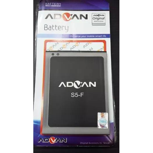 Baterai Advan S5F S 5 F Double Power Batre Batrai HP