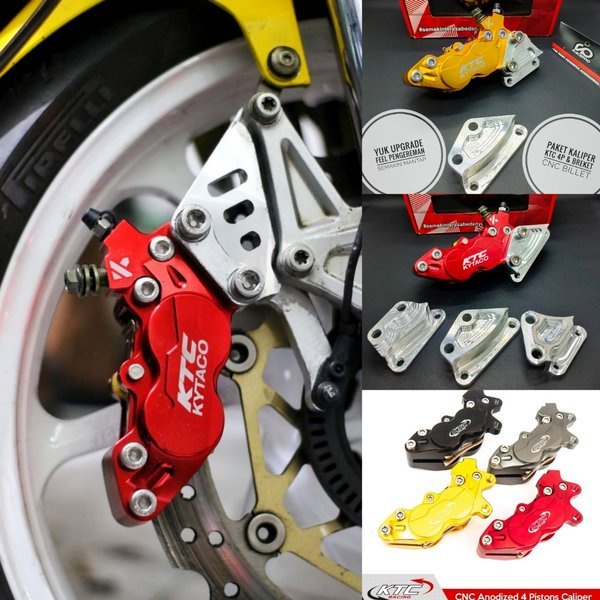 Readyy Kaliper ktc 4piston 4p R25 mt25 cbr250rr abs ninja 250 z250 cbr250rr new r25 ninja 250 Lexy