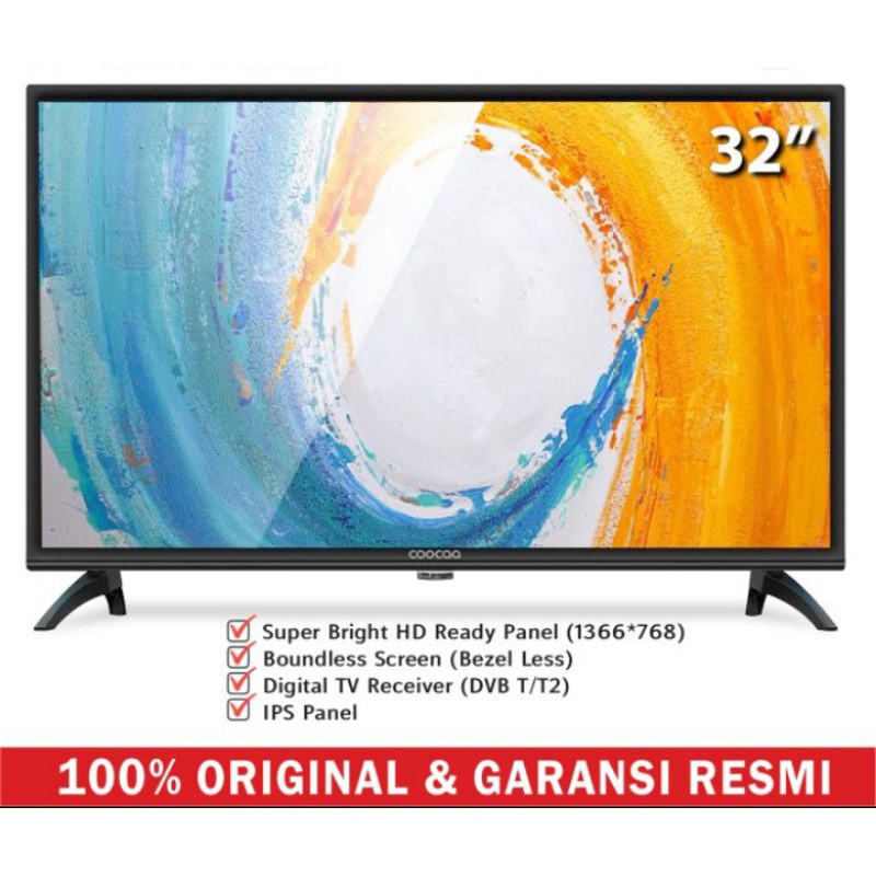 Coocaa 32CTD2000 TV Digital 32 Inchi Murah Garansi 3 Tahun Pati Kudus Jepara Rembang Blora Grobogan 