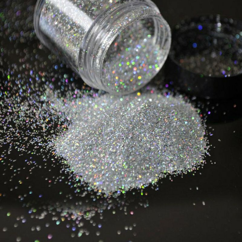 Glitter silver Glitter halus glitter assosories pesta glitter perak glitter murah