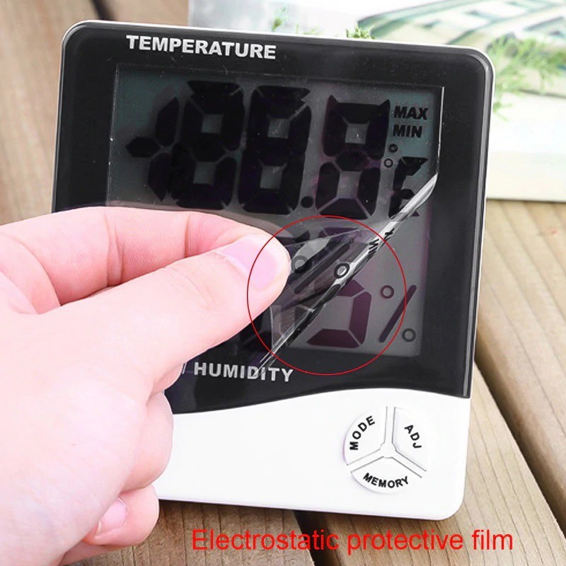 HTC-1 - Thermometer, Hygrometer &amp; Clock - Temperature, Humidity Meter