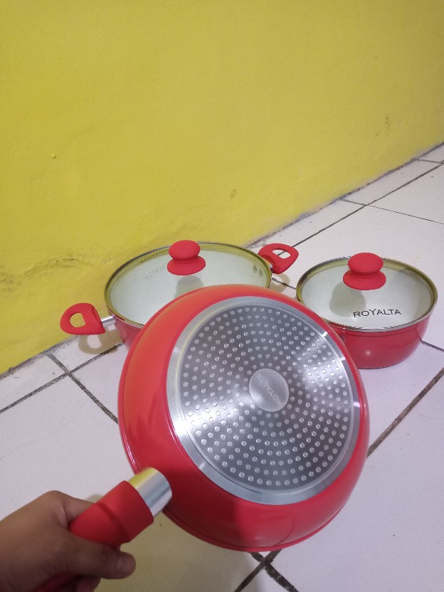 Royalta Panci Set Kramik /cookware Set 5 Pcs