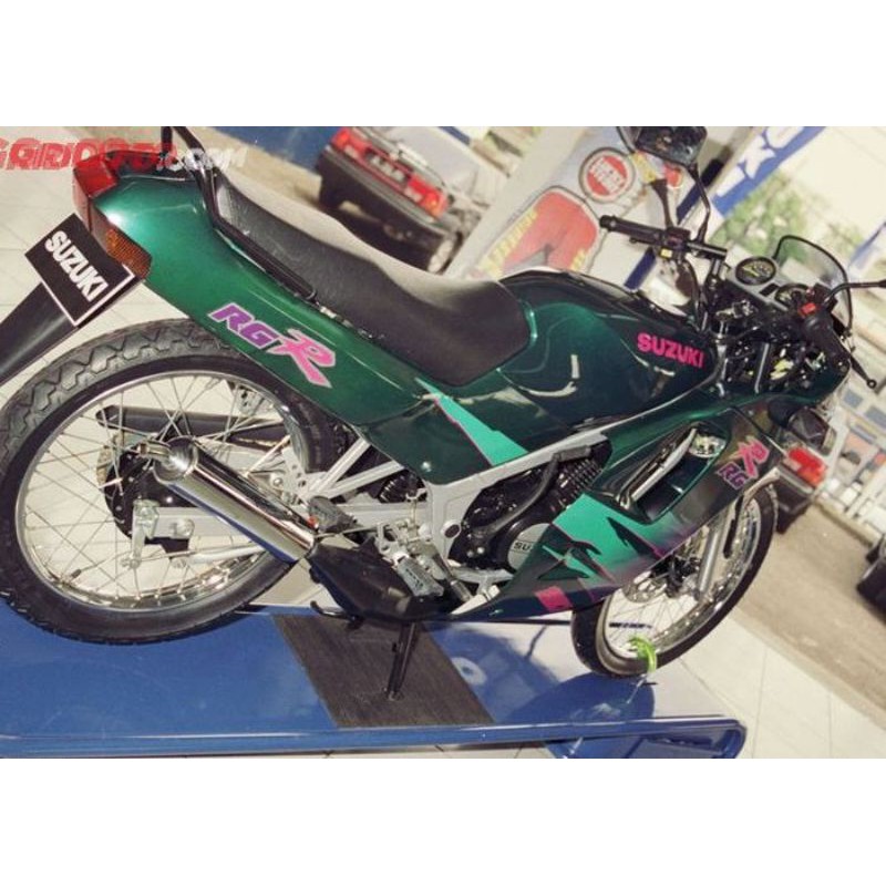 sticker striping suzuki rgr 1994 rgr 94 rgr crystal warna hijau original