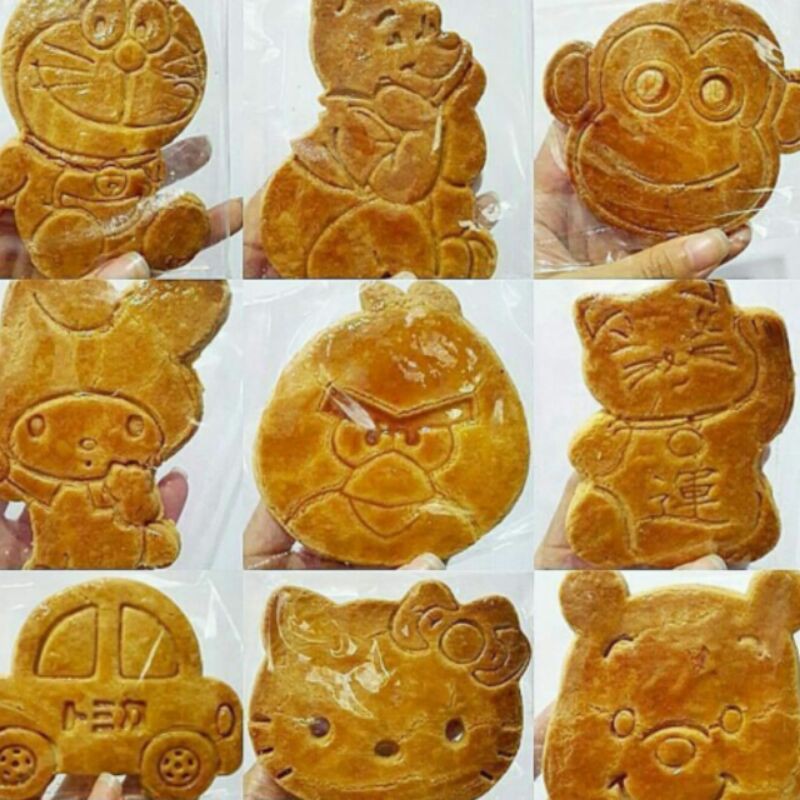 

angkong pia / biskuit aneka karakter