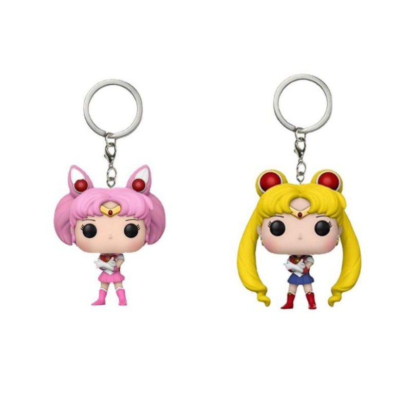 1pc Gantungan Kunci Funko POP Sailor Moon Bahan PVC Untuk Hadiah