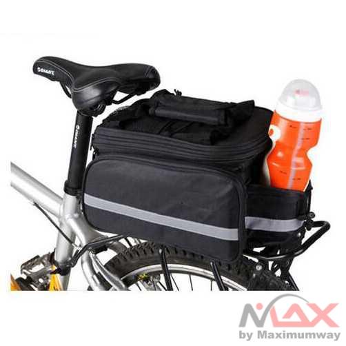 Tas Sepeda Bicycle Rear Carrier Bag tas belakang besar box anti air waterproof elektrik MTB lipat