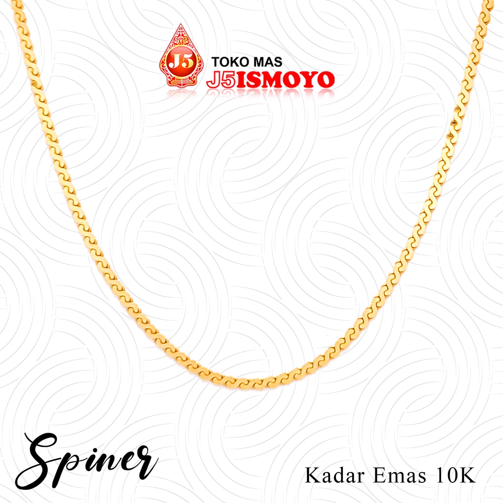 Kalung Emas Spiner Polos J5 Ismoyo