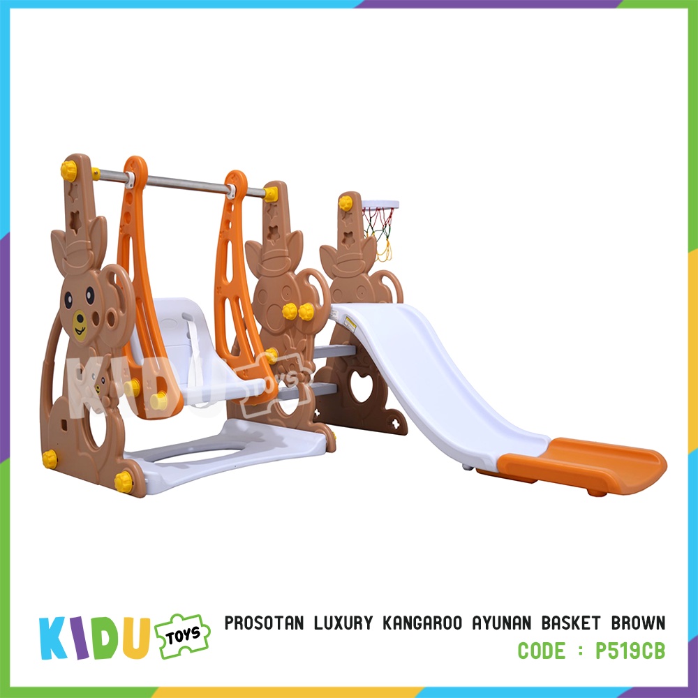 Prosotan Ayunan Labeille Luxury KANGAROO Slide Swing Kangguru Basket Kidu Toys