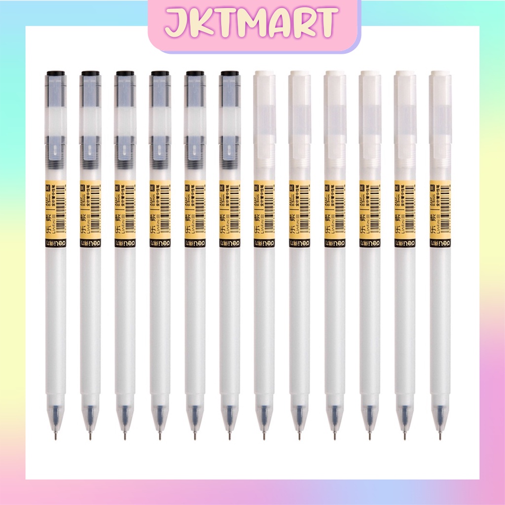 

⭐ JKTMART ⭐ colors Gel Pen Black Ink Color Pens 0.5mm Pens Kawaii Office School Supplies S015