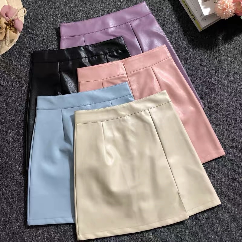 Lm Boutique~ (S-XXL) QIQI SKIRT ROK PENDEK SPAN WANITA